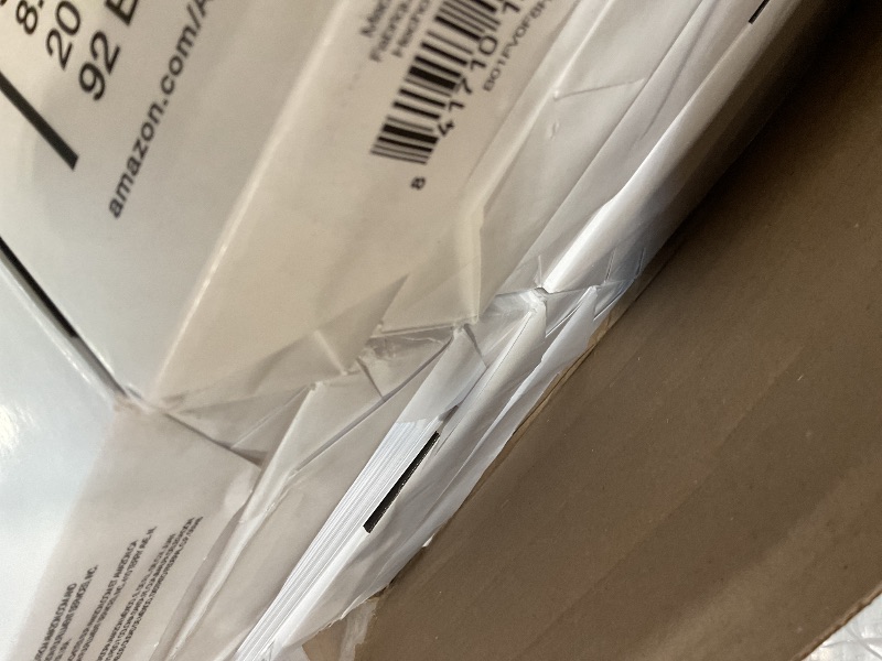 Photo 1 of **DIRT**Amazon Basics Multipurpose Copy Printer Paper, 20 lb, 8.5 x 11 Inches, 10 Reams (5,000 Sheets), 92 Bright, White