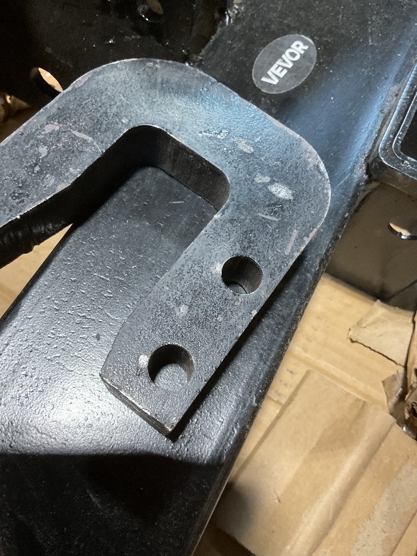 Photo 1 of **MISSING TWO HARDWARE CONNECTOR PIECES. SCRAPES****VEVOR 3-Point Quick Hitch with 2 in Receiver, 3000 Lbs Lift Capacity, 3-Pt Hitch with 5 Level Adjustable Bolt, Adaptation to Category 1 & 2 Tractor, Heavy Duty 3 Point Attachments, Black