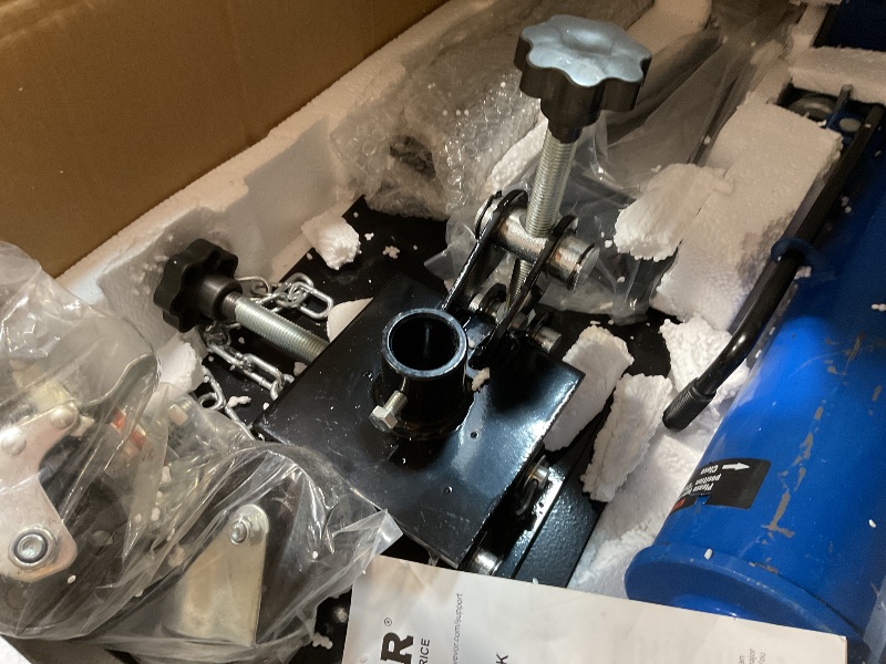 Photo 1 of **MINOR USE WEAR**VEVOR Transmission Jack, 33"-67" High Lift, 1100 lbs Hydraulic Telescoping Transmission Jack, 2-Stage Transmission Stand 1/2 Ton Capacity with Foot Pedal, 360° Swivel Wheel, Garage/Shop Lift Hoist