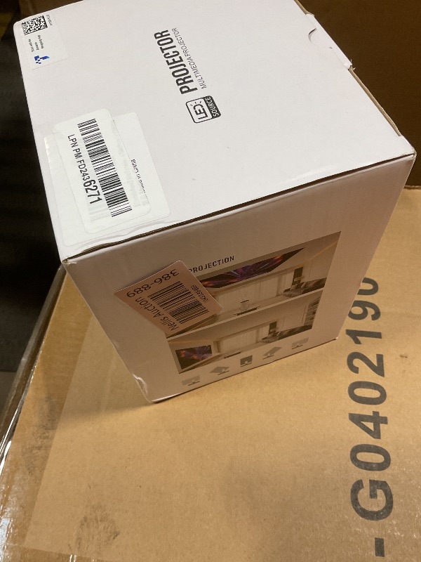 Photo 1 of [Electric Focus]Mini Portable Projector with 4K Support, Bluetooth 5.4 WIFI6, 5watt Sound Base Speaker, 260 ANSI, Android 11, 210° Rotation , Auto Keystone Correction Video Projector HY300 PLUS