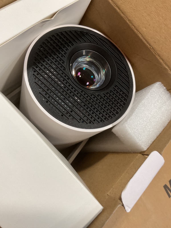 Photo 1 of [Electric Focus]Mini Portable Projector with 4K Support, Bluetooth 5.4 WIFI6, 5watt Sound Base Speaker, 260 ANSI, Android 11, 210° Rotation , Auto Keystone Correction Video Projector HY300 PLUS