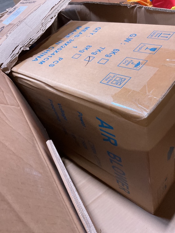 Photo 1 of **DIRT**FINCOME Inflatable Bounce House for Kids, Water Bounce House with Double Slides Outdoor Indoor, Jumping Bouncy Castle with Air Blower for Park Backyard Party Birthday (with 750W Blower)