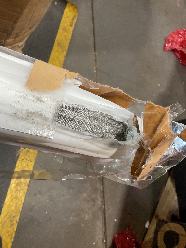 Photo 1 of **SCRAPE. DIRT. FRAME END BENT****AOSKY Cordless Roller Shades for Windows Light Filtering Shades with 5% Openness Solar Screen Semi Sheer Roller Blinds UV Protection for Office and Home. Easy to Install 60" W x 72" H (White)