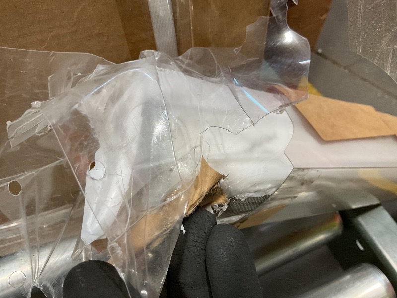 Photo 1 of **SCRAPE. DIRT. FRAME END BENT****AOSKY Cordless Roller Shades for Windows Light Filtering Shades with 5% Openness Solar Screen Semi Sheer Roller Blinds UV Protection for Office and Home. Easy to Install 60" W x 72" H (White)