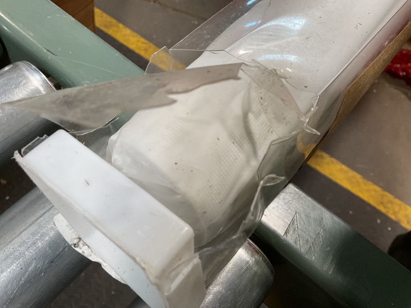 Photo 1 of **SCRAPE. DIRT. FRAME END BENT****AOSKY Cordless Roller Shades for Windows Light Filtering Shades with 5% Openness Solar Screen Semi Sheer Roller Blinds UV Protection for Office and Home. Easy to Install 60" W x 72" H (White)