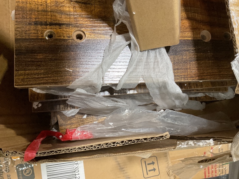 Photo 1 of **DAMAGE TO CORNERS. SELLING FOR PARTS**Tribesigns Farmhouse Console Table, 47 Inches Entryway Console Table with Storage, Industrial Hallway Accent Table for Living Room, Entrance