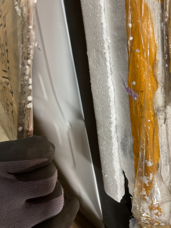 Photo 1 of **BIG DENTS ON BOTTOM FRAME**BLACK+DECKER 3.0 Cu. Ft. Portable Washer, 26.5 lb. Capacity Washing Machine, 6 Cycles, Quick Connect Sink Adapter and Drain Hose Included, Transparent Lid & LED Display, BPW30MW, White