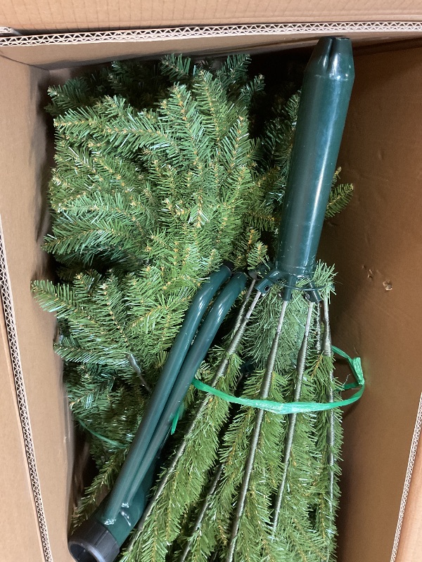 Photo 1 of **SCRAPES**National Tree Company 9 ft Dunhill Fir Full Artificial Christmas Tree, Includes Stand, Green