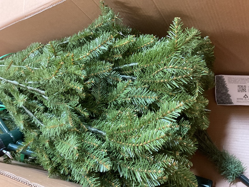 Photo 1 of **SCRAPES**National Tree Company 9 ft Dunhill Fir Full Artificial Christmas Tree, Includes Stand, Green