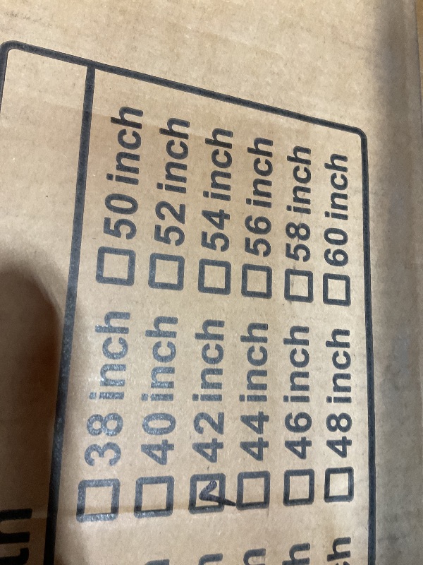 Photo 1 of **SELLING FOR PARTS AS PARTIAL SET. BOX 1 OF 2**SmartStandard 42in x 84in Sliding Barn Door with 7FT Barn Door Hardware Track Kit & Handle, Waterproof PVC Surface, Pre-Drilled Holes Easy to Assemble, White, Solid, MDF, 3 Panel