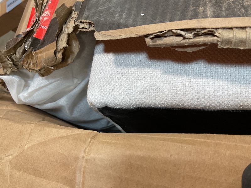 Photo 1 of **SELLING FOR PARTS AS PARTIAL SET. ONE BOX OF TWO. DIRT**Apicizon 3-Seat Sofa Couch with Loveseat, 2 Piece Sofa Sets White Corduroy Couche for Living Room, Modern Lounge Sofa Sleeper Couch for Apartment with Deep Seat