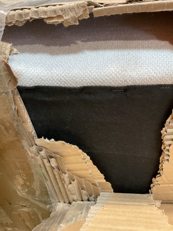 Photo 1 of **SELLING FOR PARTS AS PARTIAL SET. ONE BOX OF TWO. DIRT**Apicizon 3-Seat Sofa Couch with Loveseat, 2 Piece Sofa Sets White Corduroy Couche for Living Room, Modern Lounge Sofa Sleeper Couch for Apartment with Deep Seat