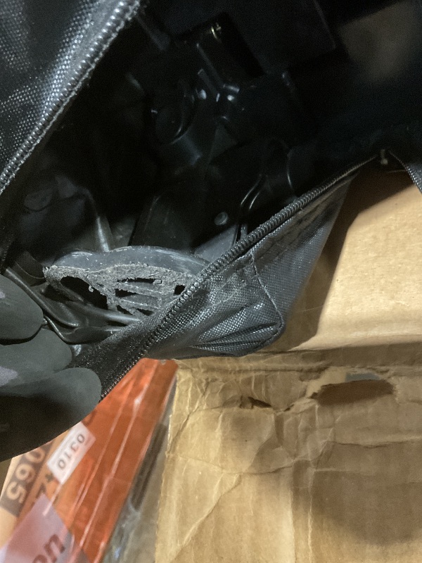 Photo 1 of ** FOR PARTS HAS DAMAGED PIECES/ CUT ON BAG. DIRT. SCRAPES** COBIZI 10x15 Pop up Canopy Heavy Duty Without Sidewalls, Easy Set-up Commercial Outdoor Party Canopy, 100% Waterproof Wedding Gazebo, 3 Height Adjustable with Handbag, Gray