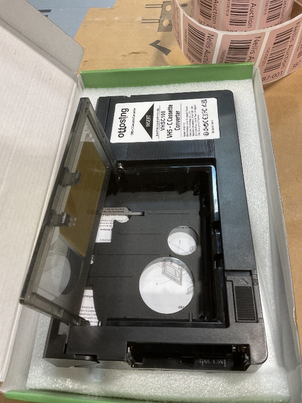 Photo 1 of **FRAME IS COMING APART**ottosing New and Upgraded cartridges VHS-C Cassette Adapter Compatible with VHS-C SVHS Camcorders Motorized VHS Cassette Converter Not Compatible with 8mm / MiniDV / Hi8