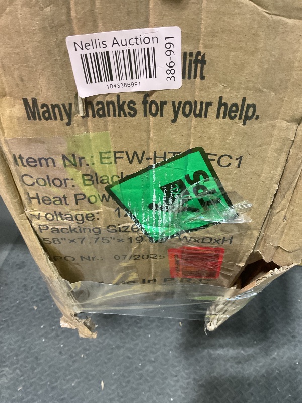 Photo 1 of **SELLING FOR PARTS. MAJOR DAMAGE TO FIRE PIECE. FRONT SCREEN CAME OFF**Oxhark Flame 54 Inches Electric Fireplace Freestanding & Wall Mounted & Recessed Electric Fireplace Heater with Remote Control, 196 Flame Combinations, 6 Levels Brightness& Speed, Tim