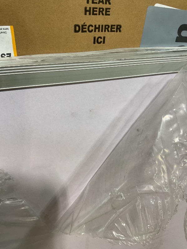 Photo 1 of **SCRAPES ON FRAME**VIZ-PRO Dry Erase Board/Whiteboard, 96 x 48 Inches, Wall Mounted Board for School Office and Home 8' x 4'