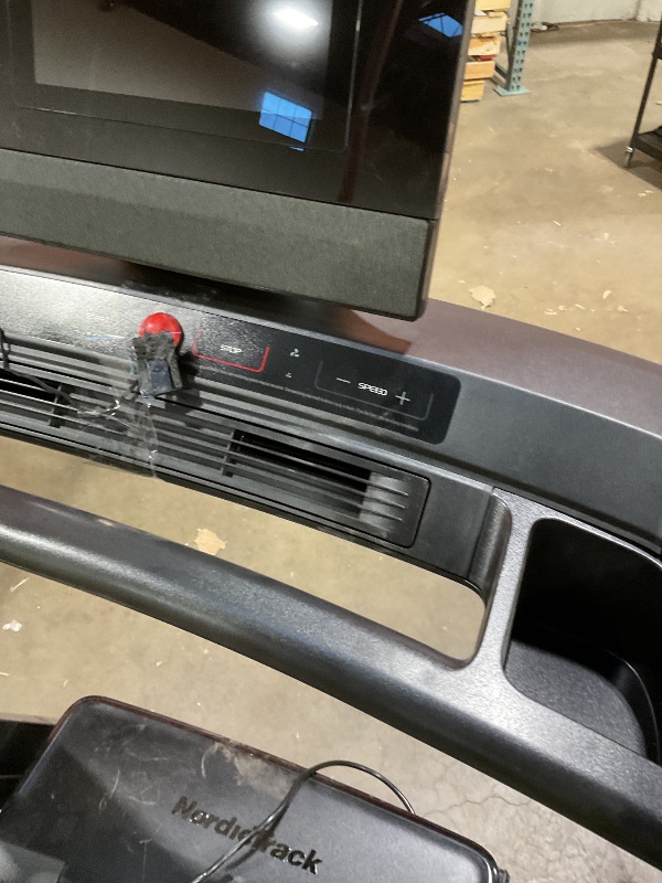 Photo 1 of **MISSING THE AIR PUMP PIECE THAT HELPS CONTROL LOWERING AND HEIGHT.TREADMILL MAIN PIECE LOOSE UP AND DOWN **NordicTrack Commercial 1250 Treadmill with iFIT