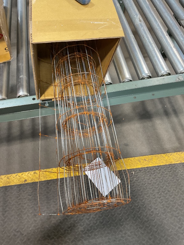 Photo 1 of **PARTIALLY CORRODED**Tongmo 4 ft x 100 ft Galvanized Welded Wire Fence, 16GA Garden Chicken Wire Fence Roll, Mesh Size 2" x 4"Hardware Cloth, Ideal for Yard Protection and Poultry Netting