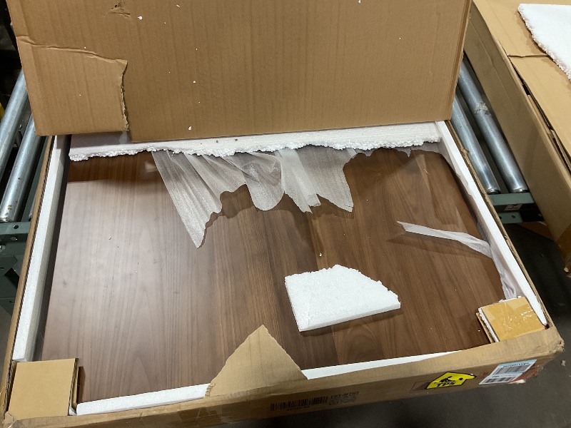 Photo 1 of **TABLE ONLY**Christopher Knight Home Rachel Mid-Century Modern 7 Piece Dining Set with A-Frame Table, Light Beige + Walnut