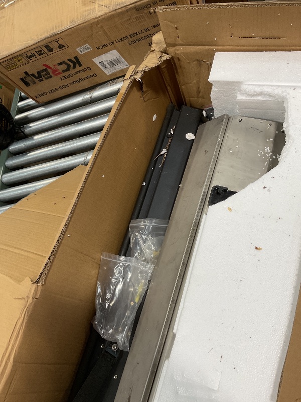 Photo 1 of ***UNKNOWN DAMAGED/ MISSING PIECES*** VEVOR Retractable Tonneau Cover, 5.0 ft Retractable Tonneau Cover with Built-in Drainage Pipe for 2021-2024 Toyota Tacoma Crew Cab w/Deck Rail System, Equipped with Double-Lock & T-Slot