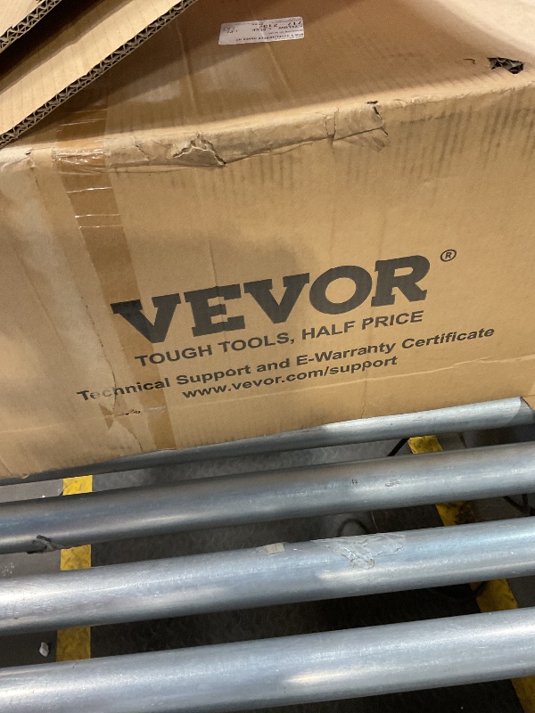 Photo 1 of ***UNKNOWN DAMAGED/ MISSING PIECES*** VEVOR Retractable Tonneau Cover, 5.0 ft Retractable Tonneau Cover with Built-in Drainage Pipe for 2021-2024 Toyota Tacoma Crew Cab w/Deck Rail System, Equipped with Double-Lock & T-Slot