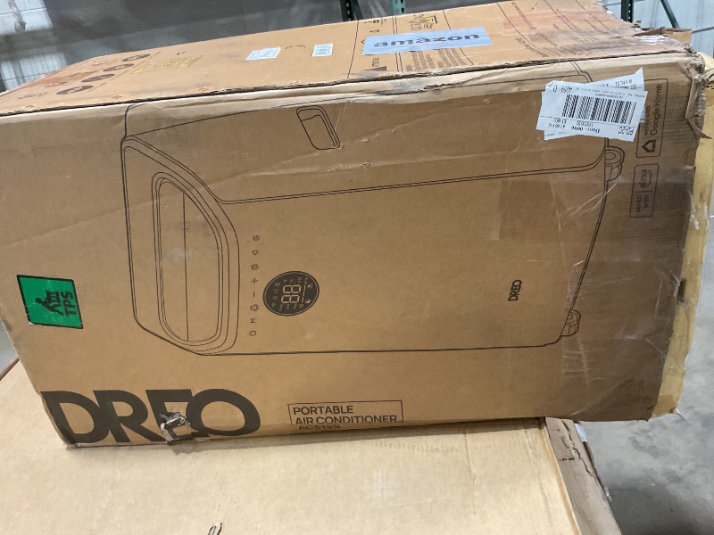 Photo 1 of ***FOR PARTS/MISSING PIECES*** Dreo Portable Air Conditioners, 12000 BTU ASHRAE (8000 BTU DOE) Smart AC Unit for Room with Drainage-free Cooling, APP/Voice/Remote, Fan & Dehumidifier, Quiet Standing AC for Bedroom, AC515S New