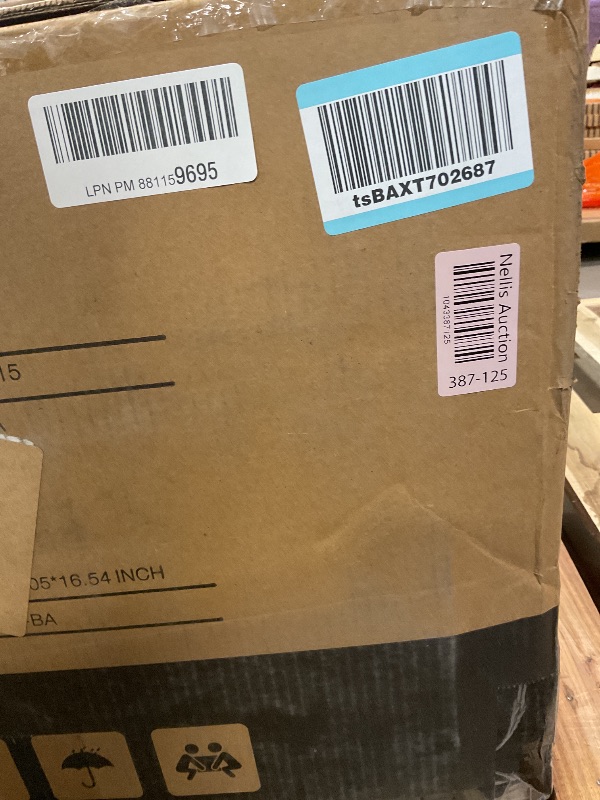 Photo 1 of ****MISSING bottom seat and swivel*** 3-in-1 Swivel Rocking Recliner Chair, Oversized MALOL Glider with Ergonomic Back, PU Leather Recliner for Living Room and Nursery (Cocoa)