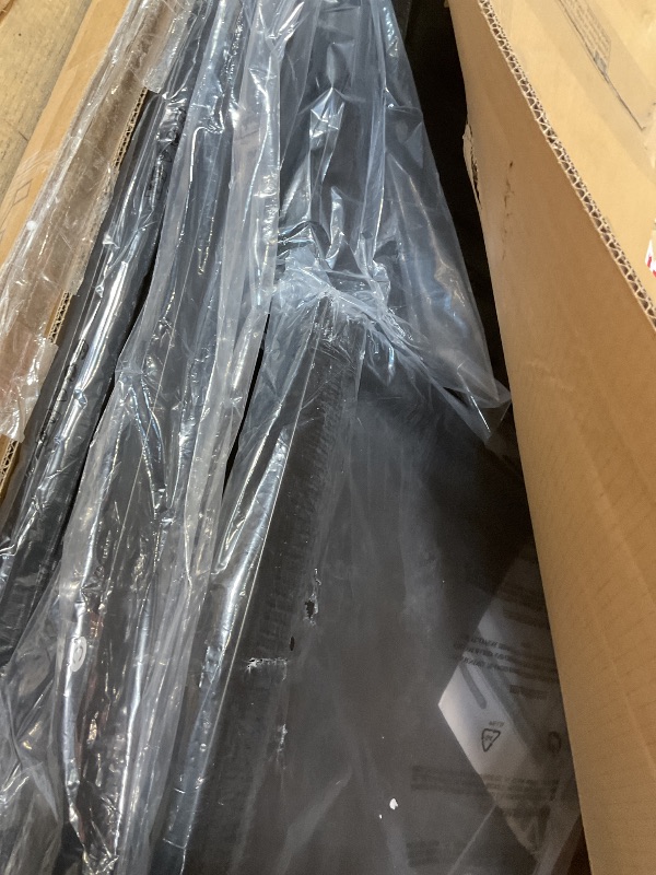 Photo 1 of **SELLING FOR PARTS. MAJOR DAMAGE TO DESKTOP**SHW Mission 55-Inch Home Office Computer Desk, Black