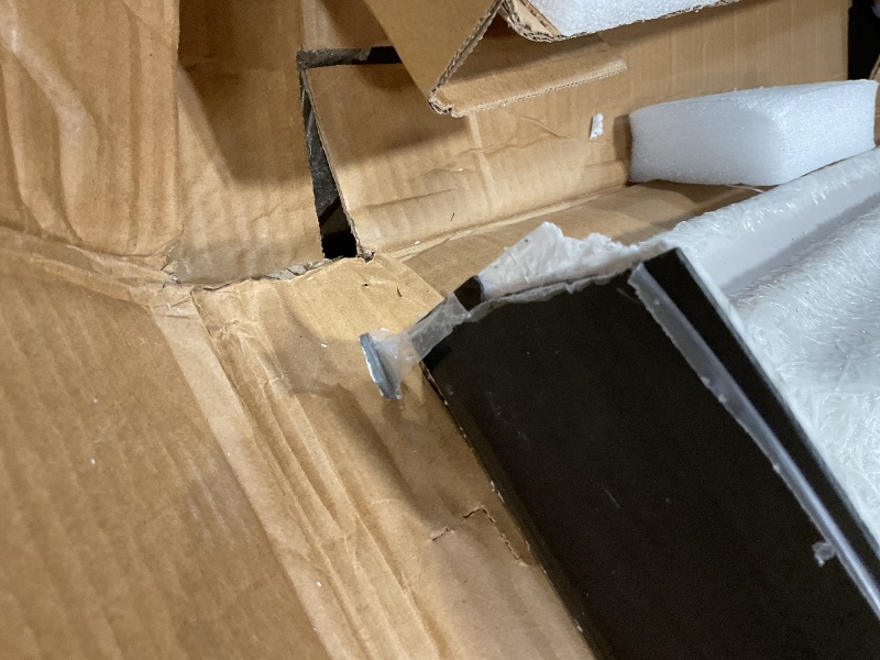 Photo 1 of **CORNER DAMAGE ON FACEPLATE**DreamLine SlimLine Single Threshold Shower Base in Black | DLT-1136480-88