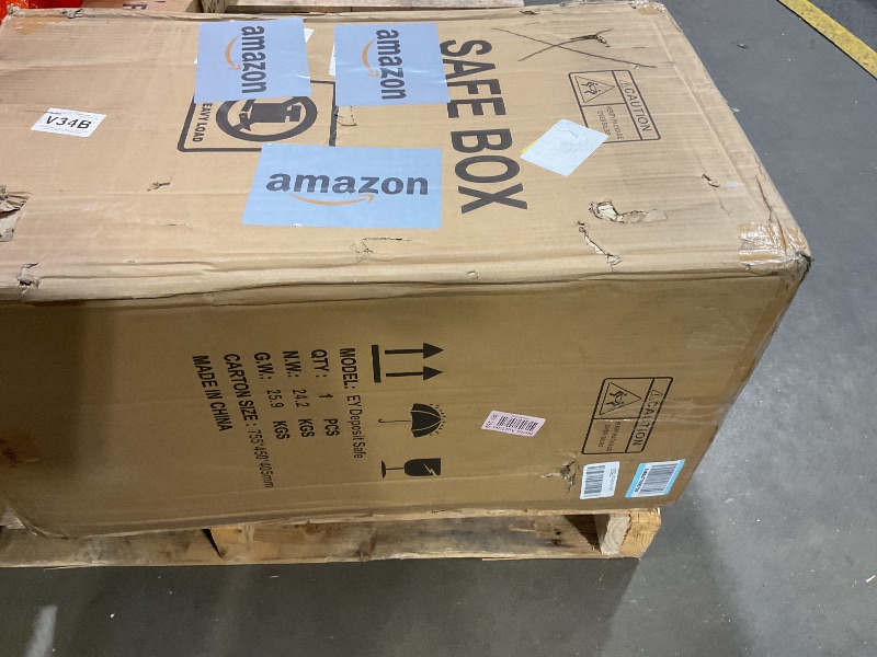 Photo 1 of **LOCKED. KEYS MAY BE INSIDE. DIRT**5.8 cu ft Large Drop Safe Box for Business, Anti-Theft Money Drop Box with Lock and Slot, Digital Keypad and Spare Keys, Heavy-duty Cash Depository Safe for Home Office Retail Store Business