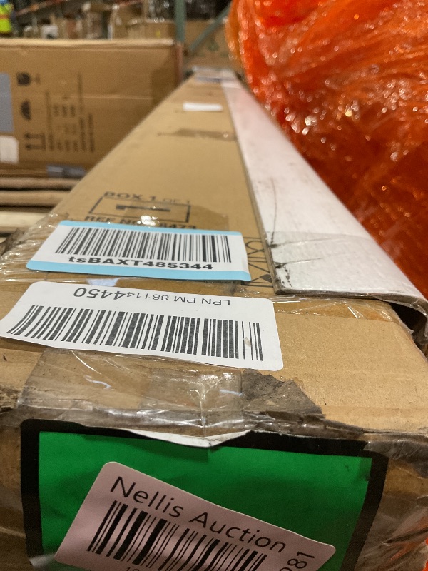 Photo 1 of **MAJOR DAMAGE TO SMALL PIECE. SELLING FOR PARTS**Techni Home Studio Series 48" W PVC Foldable Accordion Doors, Grey