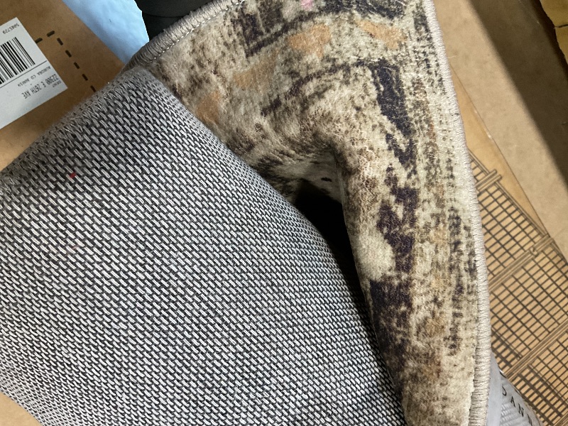 Photo 1 of **DIRT FROM TRANSPORT **Loloi Magnolia Home by Joanna Gaines Sinclair Collection SIN-06 Clay/Tobacco 5'-0" x 7'-0", .25" Pile Height, Machine Washable, Area Rug