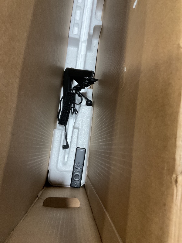 Photo 1 of **DIRT. BOTTOM OF FRAME UNDER TV LOOSE**Samsung 65-Inch Class OLED 4K S85F Series, Vision AI Smart TV (2025 Model, 65S85F) Object Tracking Sound Lite w/Dolby Atmos, NQ4 AI Gen2 Processor, Contour Design, Color Booster Pro, Alexa Built-in