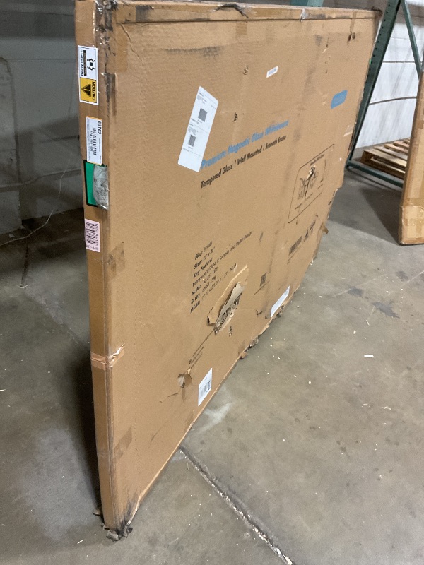 Photo 1 of **SCRAPE ON EDGE. SCRATCH ON CENTER **MaxGear Glass White Board 72"x48"(6' x4'), Wall Mounted Magnetic Glass Dry Erase Board, Extra Large Frameless Whiteboard with 1 Eraser,3 Markers and 6 Magnets for Office, School, Home