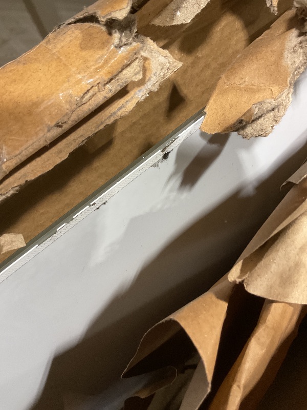 Photo 1 of **SCRAPE ON EDGE. SCRATCH ON CENTER **MaxGear Glass White Board 72"x48"(6' x4'), Wall Mounted Magnetic Glass Dry Erase Board, Extra Large Frameless Whiteboard with 1 Eraser,3 Markers and 6 Magnets for Office, School, Home