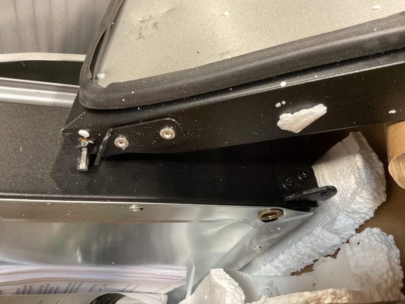 Photo 1 of **DIRT. DENTS. DOOR IS LOOSE**Masterbuilt® 30-inch Digital Electric Vertical BBQ Smoker with Leg Kit, Side Wood Chip Loader and 710 Cooking Square Inches in Black, Model MB20070421