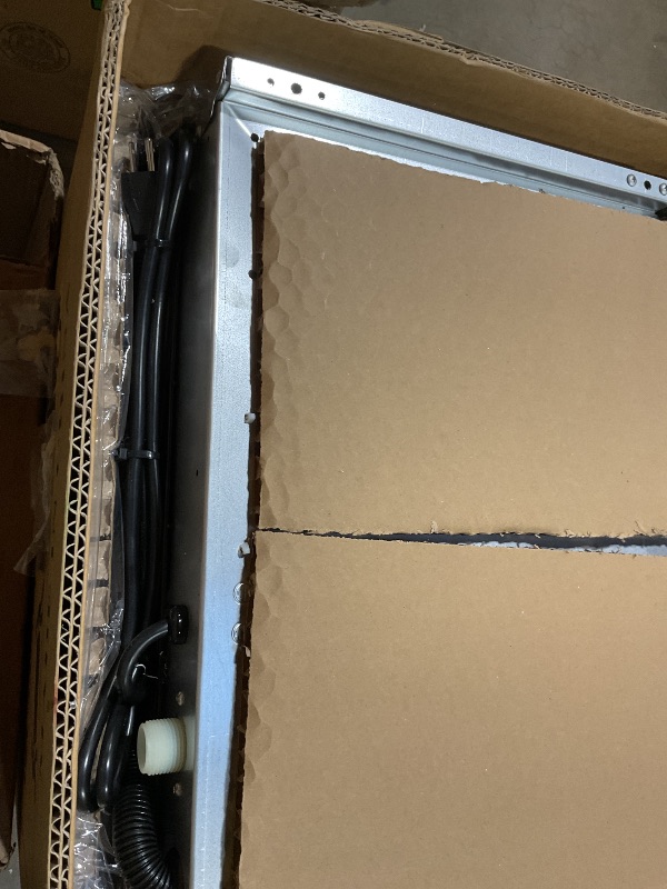 Photo 1 of **BEND. DENT**Coolake Commercial Ice Maker Machine 200lbs/24H, Air Cooled Under Counter Ice Maker with 50lbs Ice Storage, Stainless Steel Self Cleaning Freestanding Ice Maker for Home Bar Restaurant Kitchen