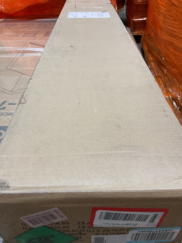 Photo 1 of Amazon Basics Smart Box Spring Bed Base, 7-Inch Height Mattress Foundation, Tool-Free Easy Assembly, King, 79"L x 75.5"W x 7"H, White