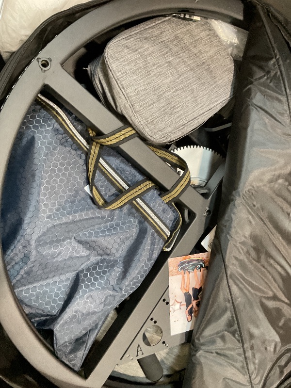 Photo 1 of **CRACKS. SCRAPES ON CASE**MWE 360 Photo Booth Machine for Parties with Flight Case,Logo Customization,Software APP Remote Automatic 360 Spin Camera Video PhotoBooth 80cm for 3-5 People(31.5"+Flight Case)