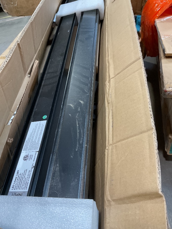 Photo 1 of **DIRT**DAKASON 8FT LED Linear Light, 8Foot LED Shop Lights 100/80/60W 3/4/5000K CCT Selectable, 8Feet Commercial Bay Lighting Fixture for Office, Workshop, Gym, Market, Flush Mount Suspended ETL 4 Pack