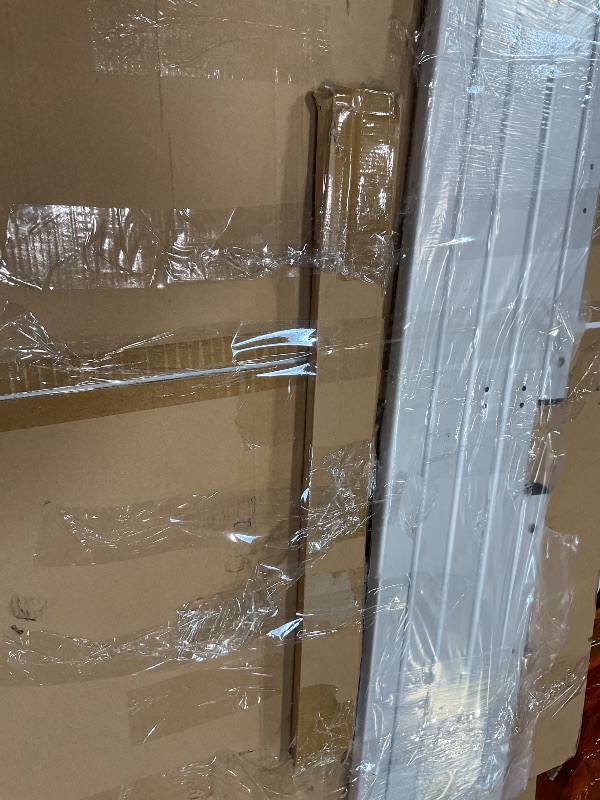 Photo 1 of **SCRAPES ON FRAME**VIZ-PRO Double-Sided Magnetic Mobile Whiteboard, 60 x 48 Inches, Rolling Dry Erase Board Easel Stand on Wheels with Aluminium Frame for School Office Home 5' x 4'