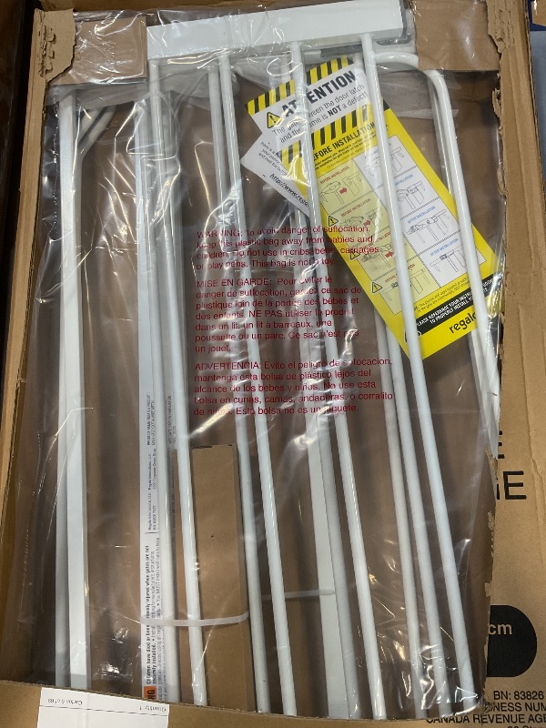 Photo 1 of ***UNKNOWN DAMAGES/ MISSING PIECES**** Regalo Easy Step 49-Inch Extra Wide Baby Gate