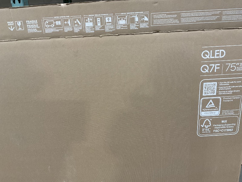 Photo 1 of Samsung 75-Inch Class QLED Q7F Series Samsung Vision AI Smart TV (2025 Model, 75Q7F) Quantum HDR, Object Tracking Sound Lite, Q4 AI Gen1 Processor, 4K upscaling, Gaming Hub, Alexa Built-in
