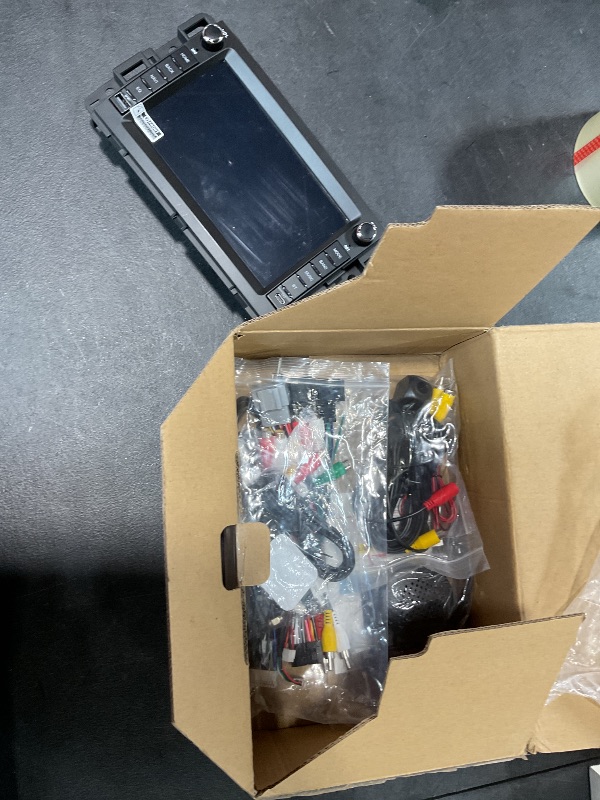 View 2 of *** for parts non-functional/minor damaged*** Car Radio for Chevrolet Chevy Silverado 1500/2500/3500 2007-2013, Tahoe 2007-2014, GMC Sierra 1500/2500/3500 2007-2013, Yukon 2007-2014, Hummer H2 Buick Enclave, Touch Screen Stereo Wireless Carplay