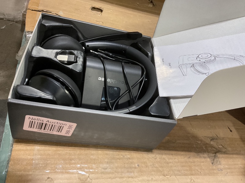 Photo 1 of (Upgraded Version) Wireless Headset, Bluetooth Headset with Noise Cancelling Microphone, Best Headphones with Mic Mute & USB Dongle for PC/Computer/Laptop/Cell Phones/Remote Work/Call Center