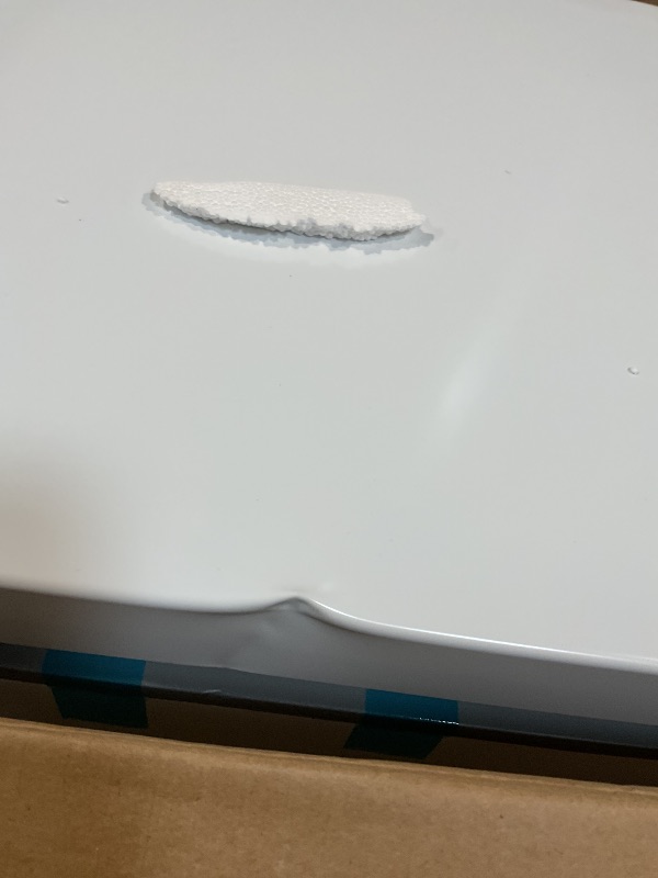 Photo 1 of **DENTS**Midea MERC04C4BAWW Chest Freezer, 3.5 Cubic Feet Freezer With Removable Basket, Interior LED Light, Adjustable Temperature, For Kitchen Apartment Office, White