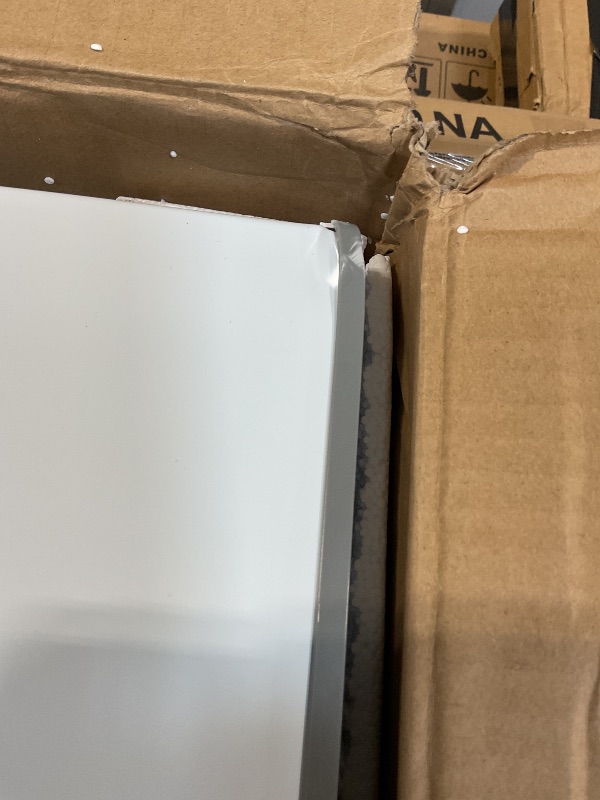 Photo 1 of **DENTS**Midea MERC04C4BAWW Chest Freezer, 3.5 Cubic Feet Freezer With Removable Basket, Interior LED Light, Adjustable Temperature, For Kitchen Apartment Office, White