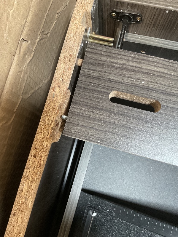 Photo 1 of ** SELLING FOR PARTS. DAMAGE TO MULTIPLE PARTS. **Regency Legacy Desk Pedestal File One Box Drawer, Ash Grey