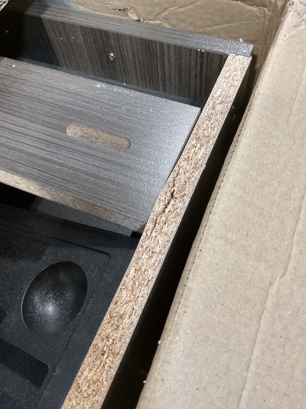 Photo 1 of ** SIDE IS CRACKING** Regency Legacy Desk Pedestal File One Box Drawer, Ash Grey
