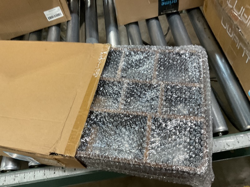 Photo 1 of **UNKNOWN DAMAGES/ MISSING PIECES*** Frcctre Rustic Shadow Box Display Shelf, 9 Compartments Wood Hanging Display Floating Shelves, Multi-Slot Wall Mounted or Freestanding Farmhouse Decor Displays Case